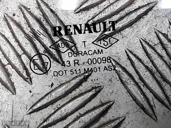 Vitre de porte Renault Megane 2006 43r00098 image 2