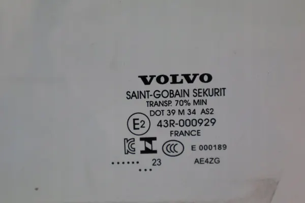 Frontlinke Türscheibe OEM DOT39M34AS2 Volvo XC60 II image 3