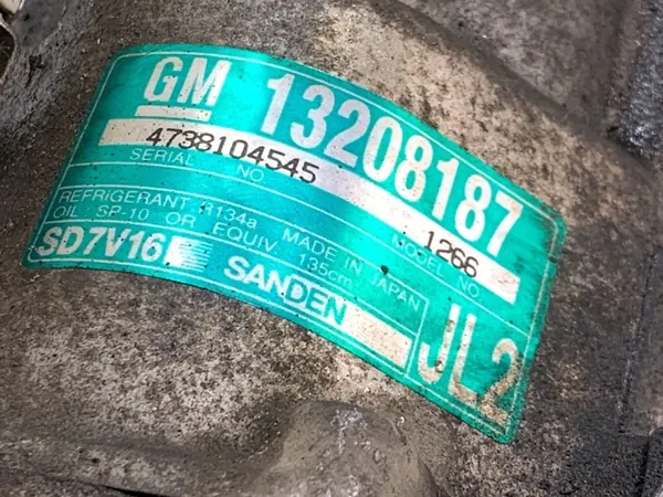 OEM 13208187 AC-kompressor för Opel Vectra C 2.2 image 4