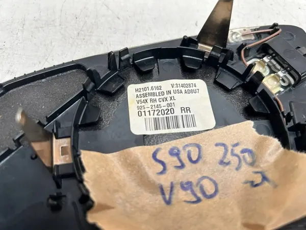 Volvo XC60 II XC90 II rechter Spiegel-Einsatz OEM 31402874 image 3