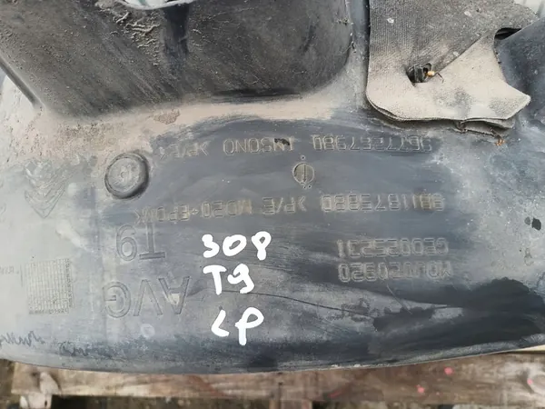 PEUGEOT 308 II T9 Parafango Anteriore Sinistro 9677267980 image 3