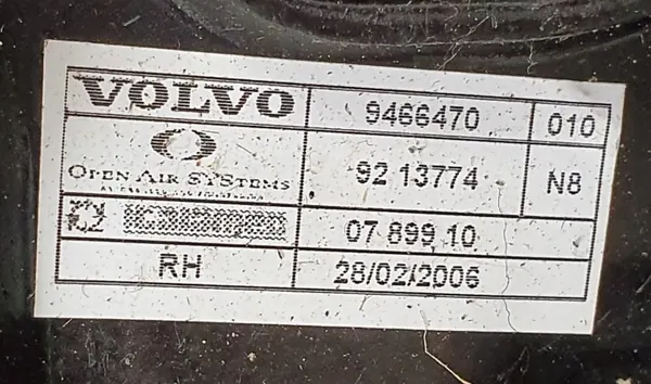 Rechter Dachmechanismus OEM 9466553 Volvo C70 II Cabrio image 3