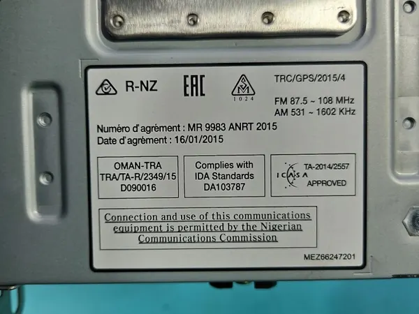 Radio d'origine Renault Kadjar OEM 276660 281157227R image 7