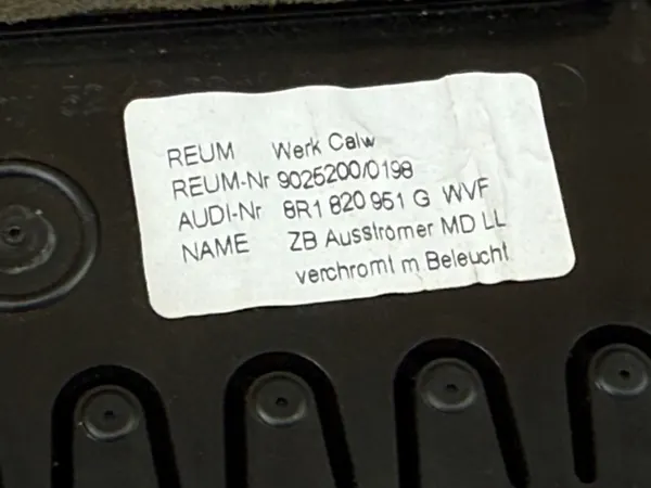 Grade de ventilação central Audi Q5 8R image 2