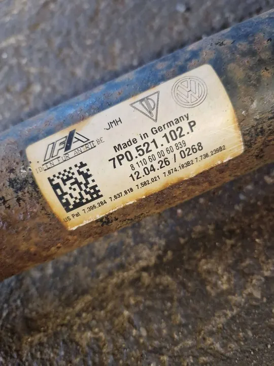 Volkswagen Touareg II 2011 Drivaxel image 5