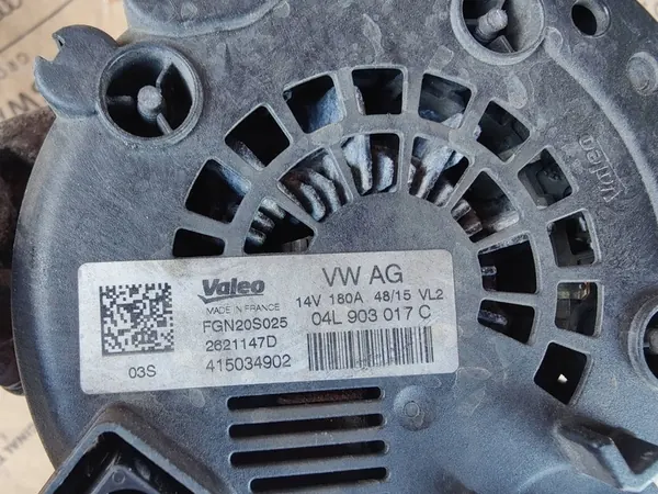 AUDI A6 C7 2.0 TDI Generaattori 04L903017C image 4