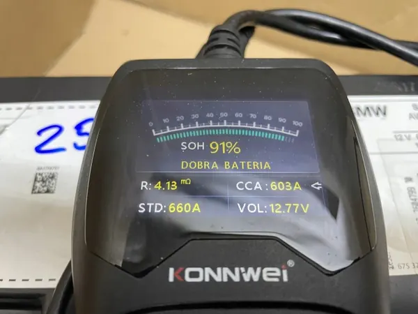 AGM-batteri OEM 9878489 12V 60Ah för BMW image 6