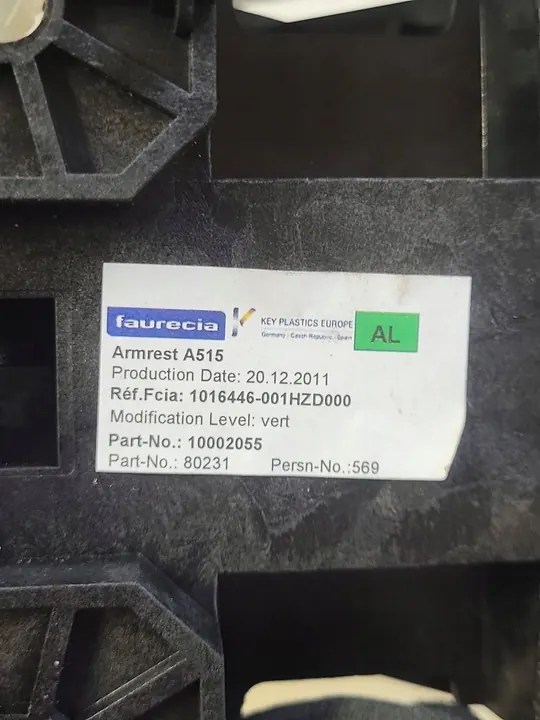 Accoudoir Citroen OE A0560501001 image 7