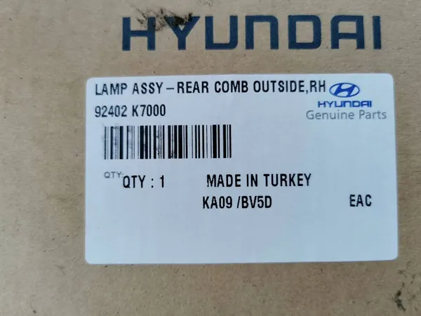 Lámpara trasera derecha Hyundai I10 III OEM 92402K7000 image 10