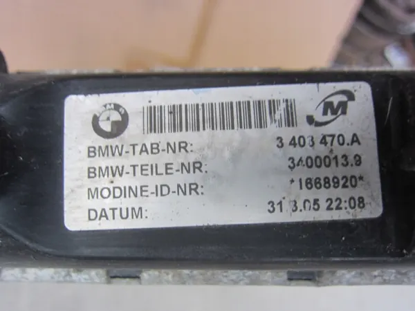 BMW X3 E83 2.0D M47 CHŁODNICA WODY PŁYNU 3403470 3400013 1668920 image 8