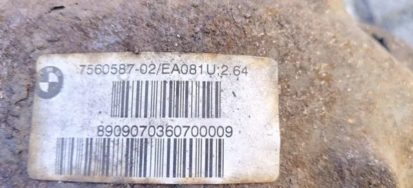 BMW E60 E61 Taka-akselin Differenssilaakeri OEM 7560587 2.64 image 5