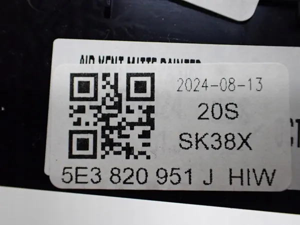Luchtrooster OEM 5E3820951J voor Skoda Octavia IV image 5