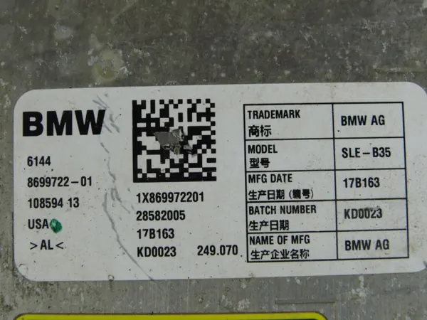 BMW 2 F45 accu-omvormer-controller OEM 8699722 image 9