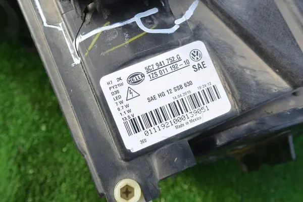 Farol dianteiro esquerdo Xenon LED VW Jetta 15-18 image 10