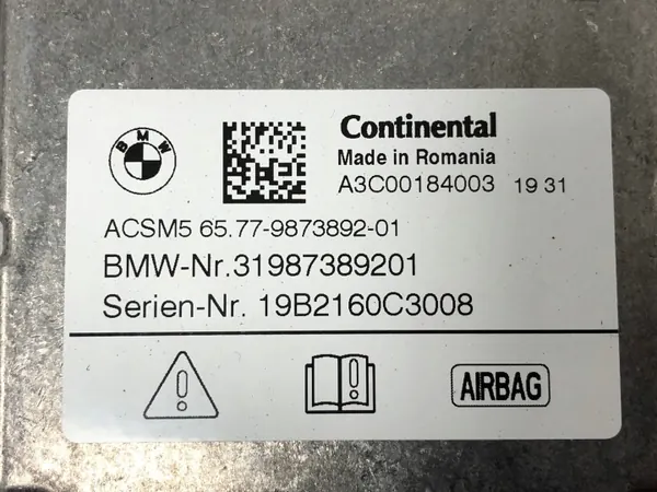 Airbag besturingseenheid OEM 65779873892 BMW 3 G20 image 7