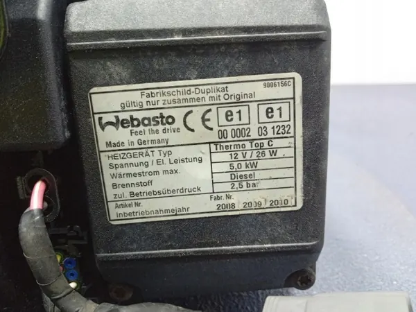 Mazda OE 67889C Parkeerverwarming voor Mazda 6 II GH Gebruikt image 6
