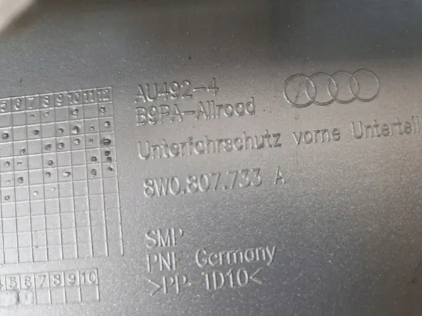 AUDI A4 B9 ALLROAD Framskärmsspoiler 8W0807733B image 6