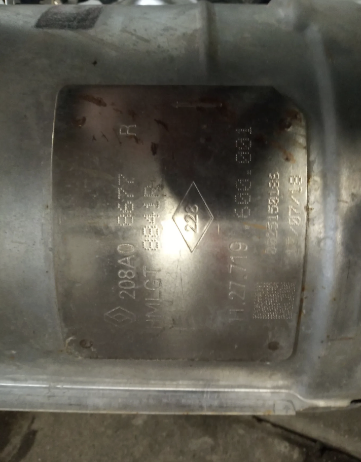 Catalyseur DPF Renault 1.7 sondes image 3