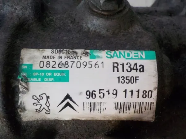Compressor ar condicionado Peugeot OE 9651911180 image 5