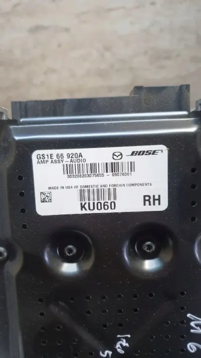 Amplificateur Radio Bose Mazda 6 GH OEM GS1E66920A image 8