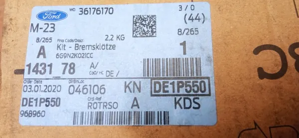 Ford OEM 6G9N-2K021-CC Etujarrutarvat - Käytetty image 4