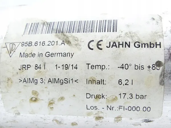 Porsche Macan luftfjädringstank OEM 95B616201A image 4