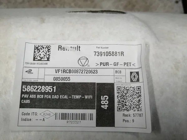 Renault OE 739105881R Innertak för Megane V E-Tech image 6
