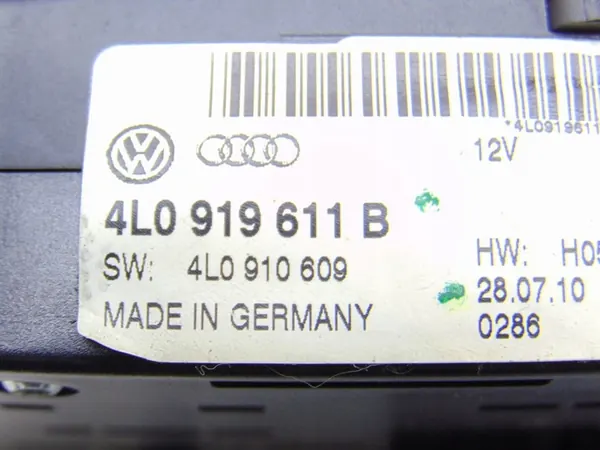 MMI-Bedienpanel Audi Q7 4L Lift 10- 4L0919611B image 5