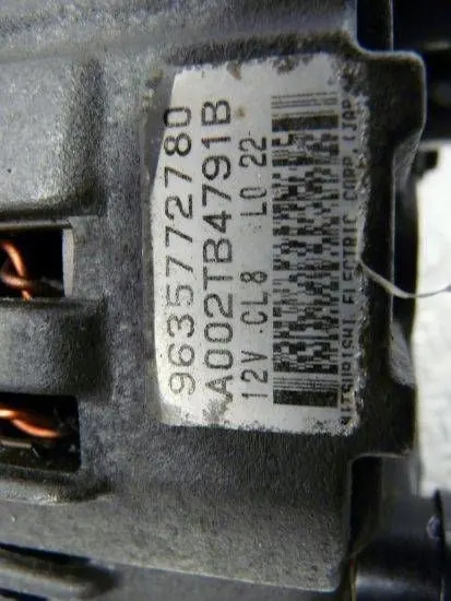 Vaihtovirtageneraattori Peugeot 406 2.0 16V OEM 9635772780 image 3