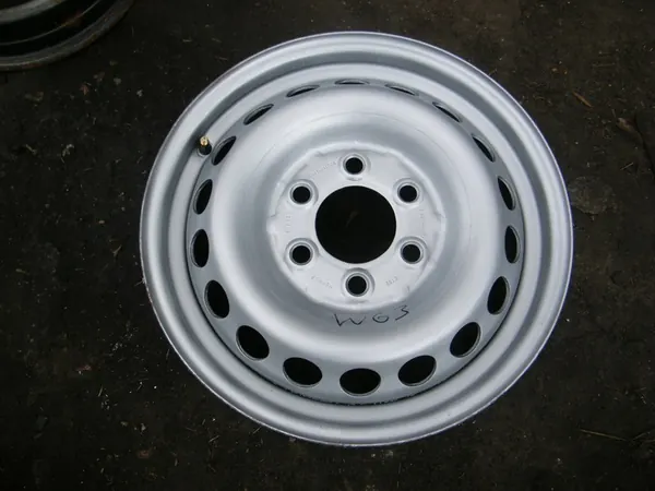 Teräsvanne Volkswagen OE MERCEDES SPRINTER VW CRAFTER 6.5" x 16" 6x130 ET 62 image 2