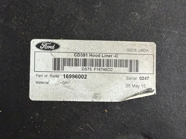 Isolamento capô Ford OE DS73-F16746-CC para Mondeo MK5 image 3