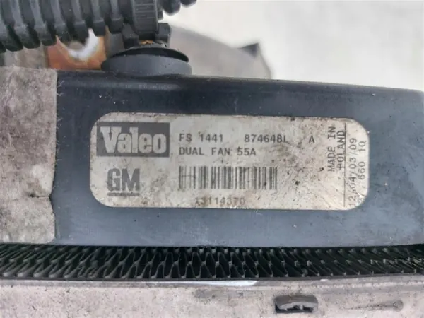 Chłodnice komplet WENTYLATORY INTERCOOLER Opel Signum VECTRA C 2.2 CDTI DTI image 4