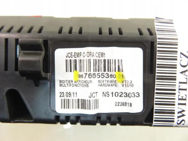 Peugeot 308 T7 Display OEM 9676655380 - Gebruikt image 4