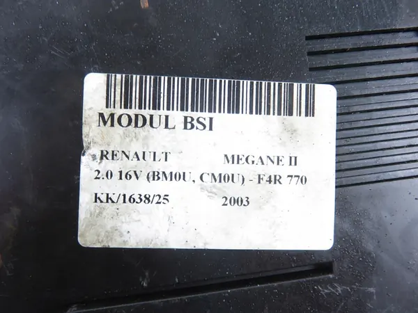 BSI RENAULT MEGANE II 2.0 16V S118399300K image 5