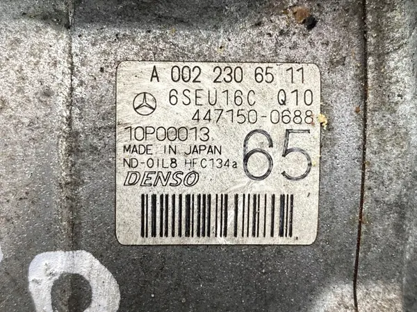 Compresor de aire acondicionado Mercedes W211 3.0 B A0022306511 image 6