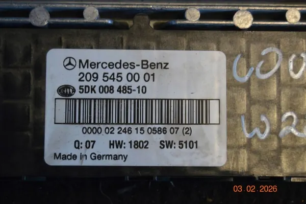 Module BSI OEM 2095450001 pour Mercedes CLK W209 image 4