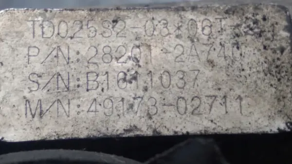 Turbo Kia Ceed OEM 28201-2A740 1.4 CRDi 90CV image 5