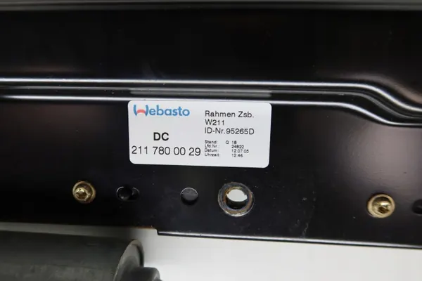 Mécanisme de toit ouvrant Mercedes W211 OEM 2117800029 image 8