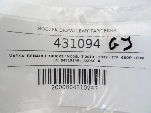 OEM 84519149 Tapicería Puerta Delantera Izquierda Renault Trucks image 10