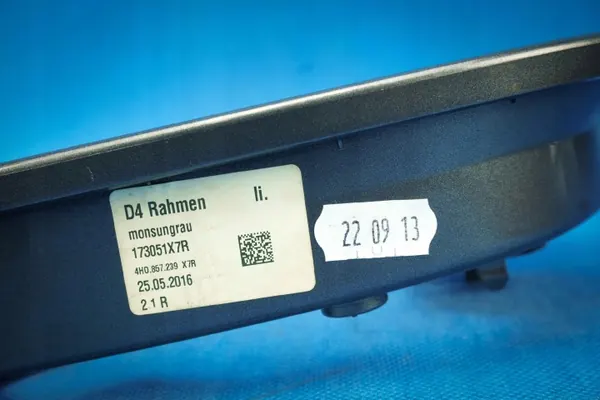 Spiegelrahmen links OEM 4H0857239 Audi A8 4H image 5