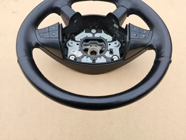 OEM 1644601703 Musta nahka ohjauspyörä Mercedes B-luokka image 10