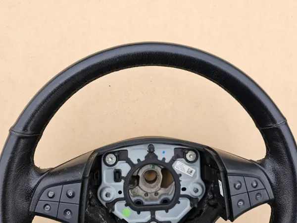 OEM 1644601703 Musta nahka ohjauspyörä Mercedes B-luokka image 6