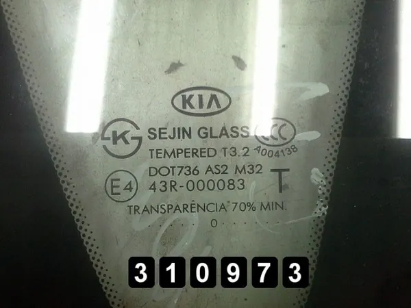 Kia kvartsfönster OEM AM-310973 - Begagnad image 3