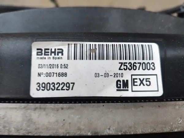 Conjunto de Radiadores OPEL MERIVA B 1.4 image 7