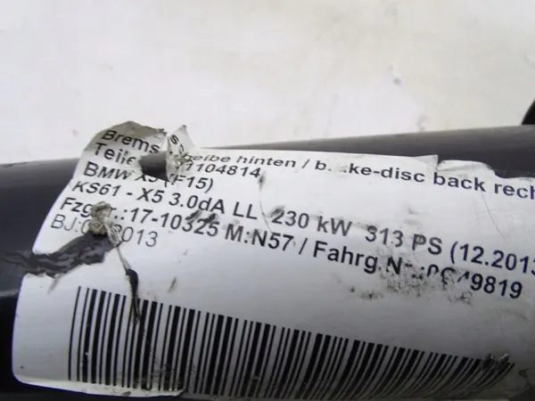 OEM 6851757 Linker Hinterer Stoßdämpfer BMW X5 F15 image 3