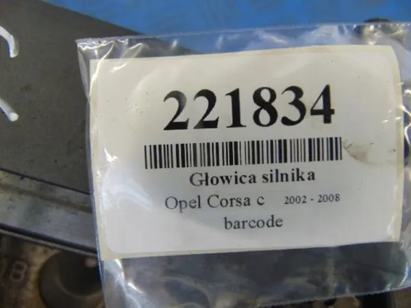 OPEL CORSA C 1.0 12V Zylinderkopf 90400233 image 9