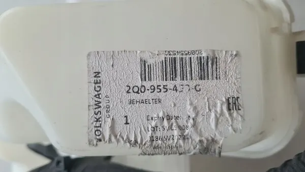 Réservoir de liquide de lave-glace VW Audi 2Q0955453G image 6