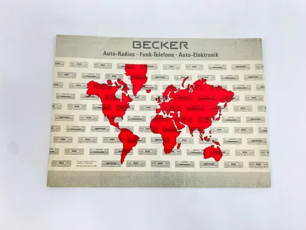 Becker Avus Cassette 778 Servicehandbok - OEM image 7