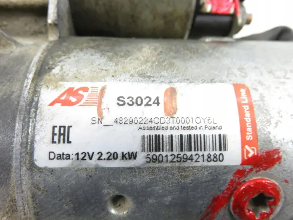 Gebruikte startmotor OEM S3024 van AS-PL image 4