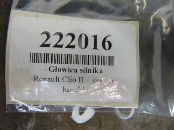 RENAULT CLIO II 1.2 8V Engine Head 7700864624 image 8